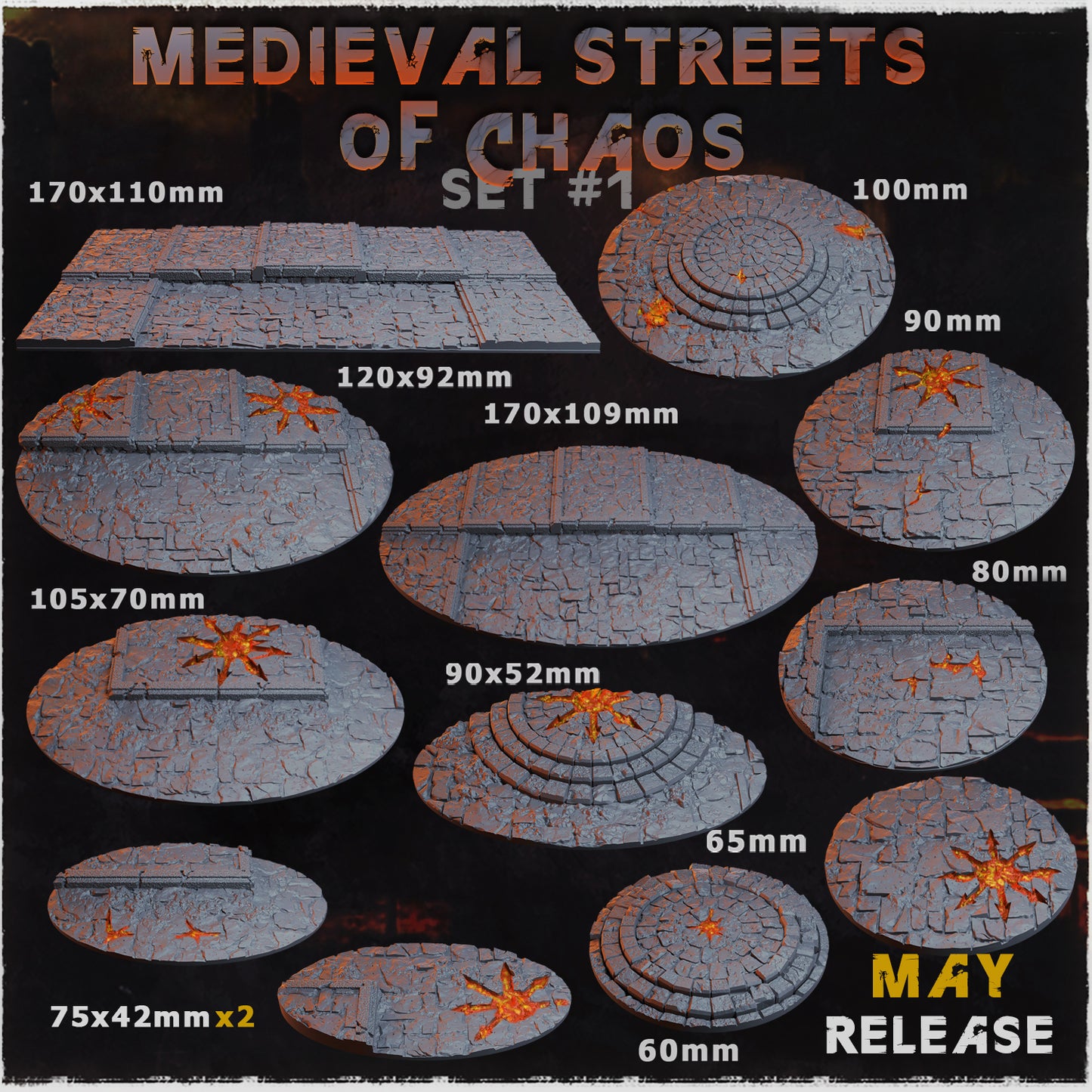 Medieval Streets of Chaos - Toppers