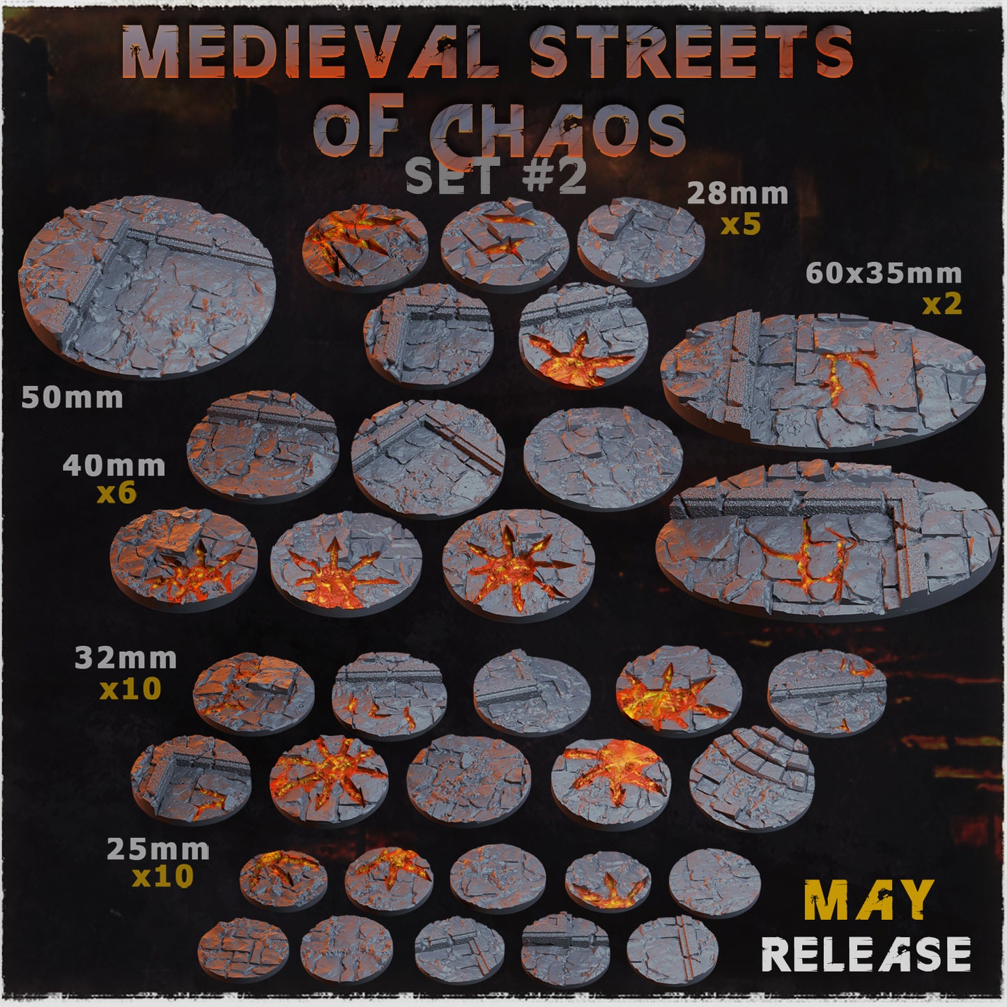 Medieval Streets of Chaos - Toppers