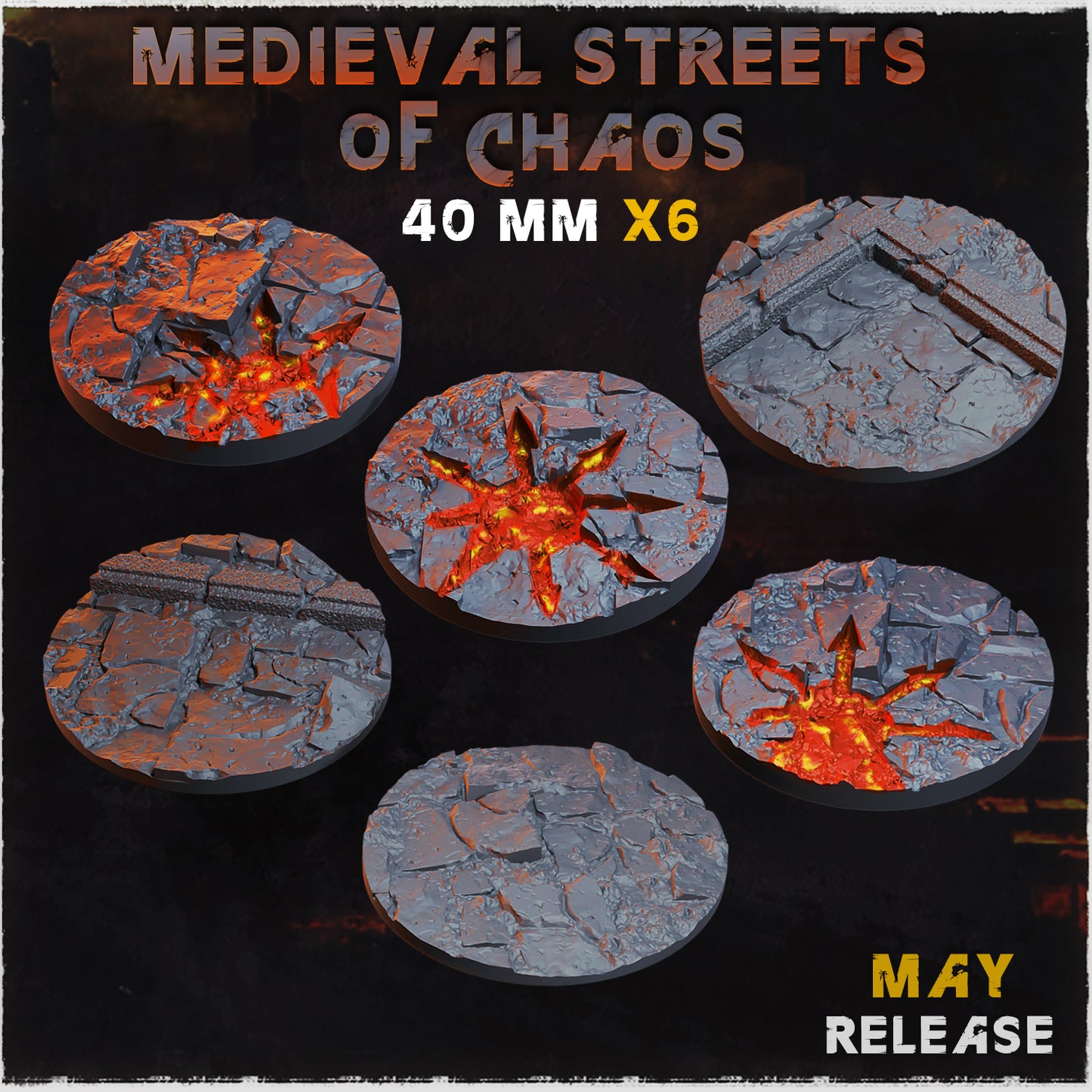 Medieval Streets of Chaos - Toppers