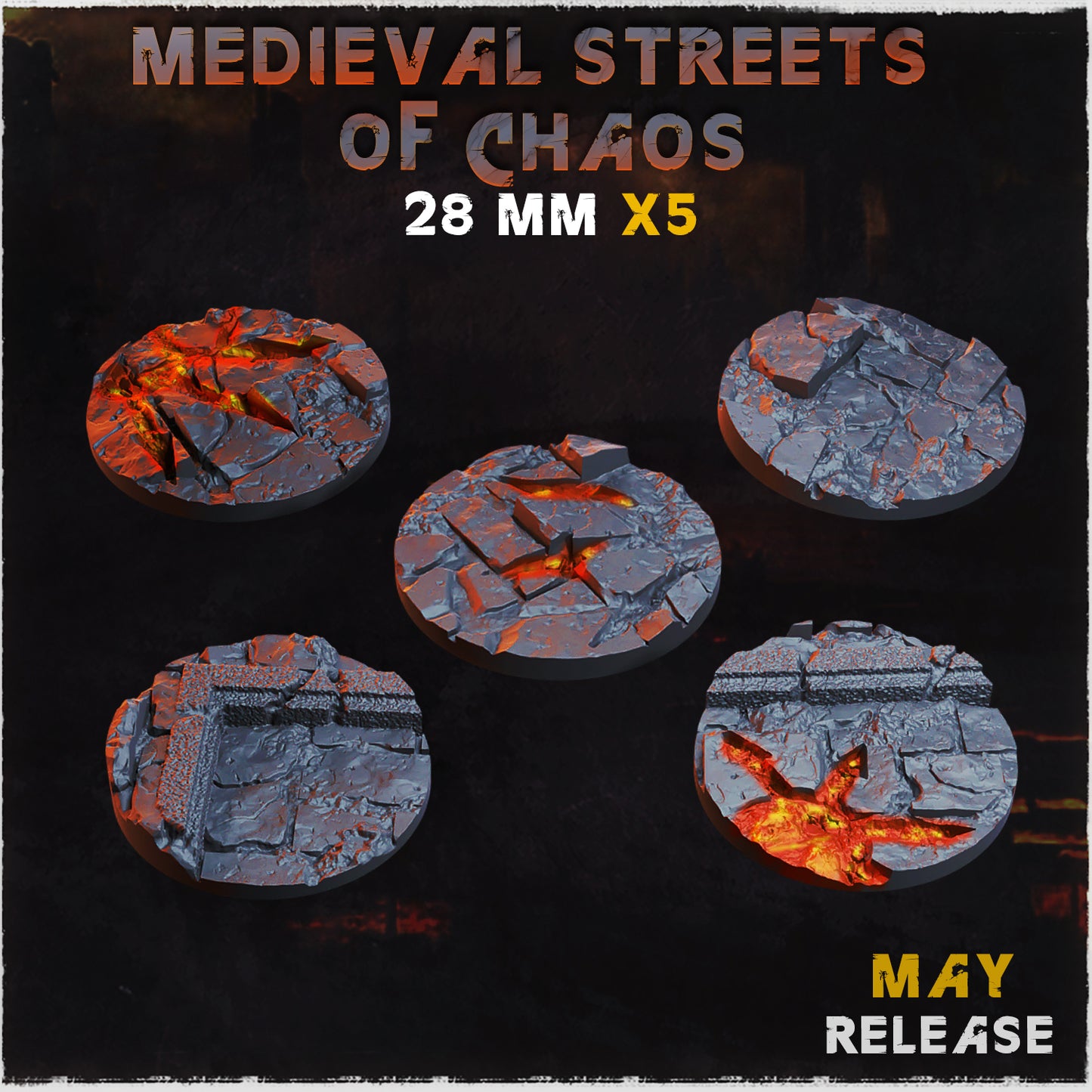 Medieval Streets of Chaos - Toppers