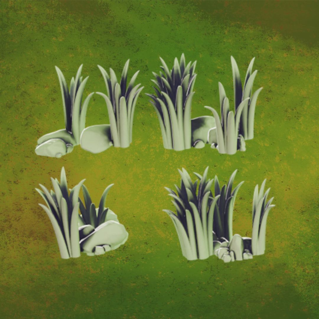Deadly Swamp Basing Bits - Grass & Stones