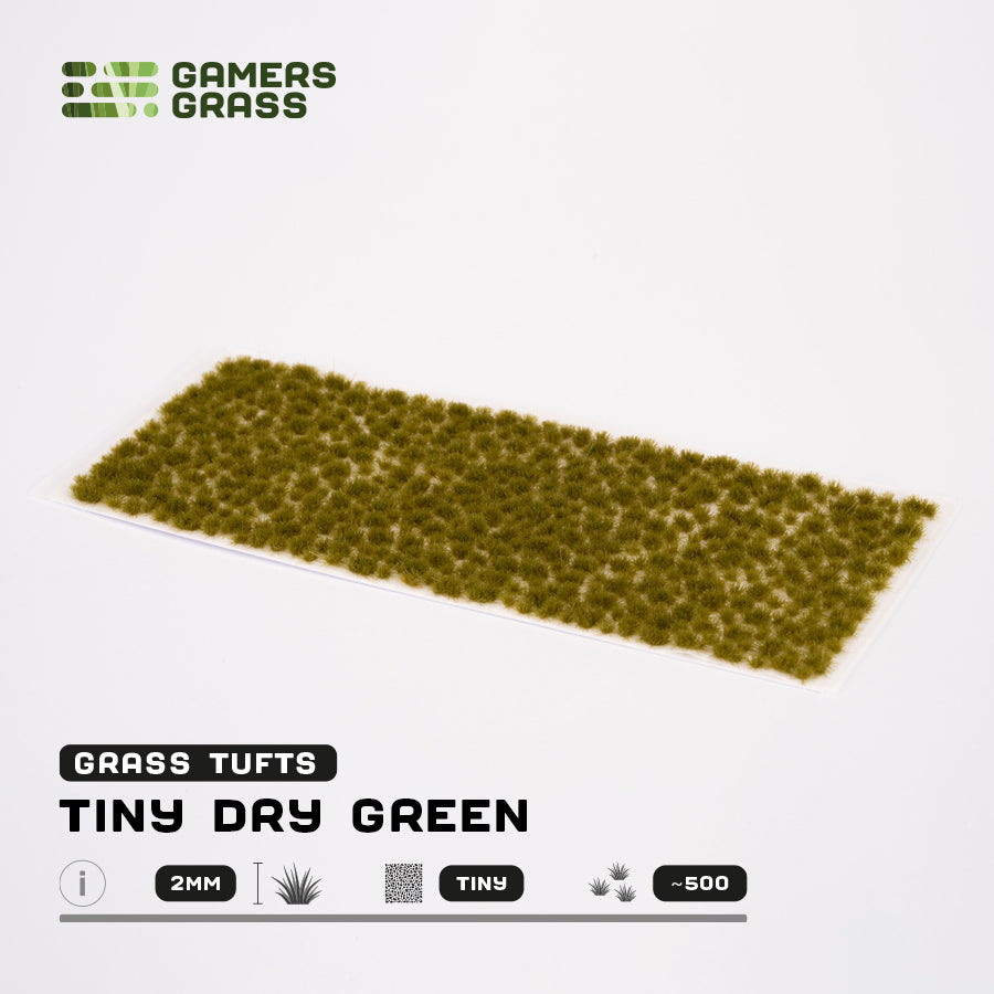 Gamer's Grass - Tiny Tufts Dry Green