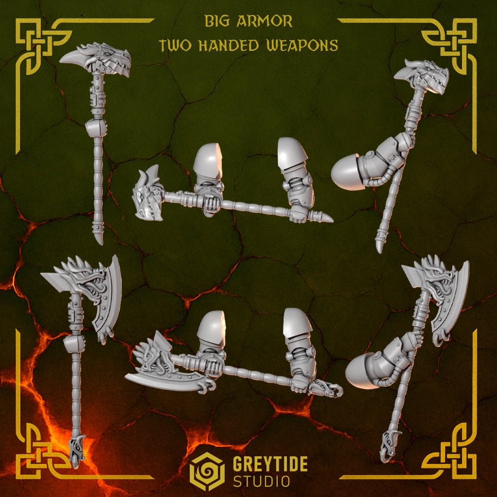 Greytide Studios - Anvil Wardens - Big Armor Two Handed Weapons