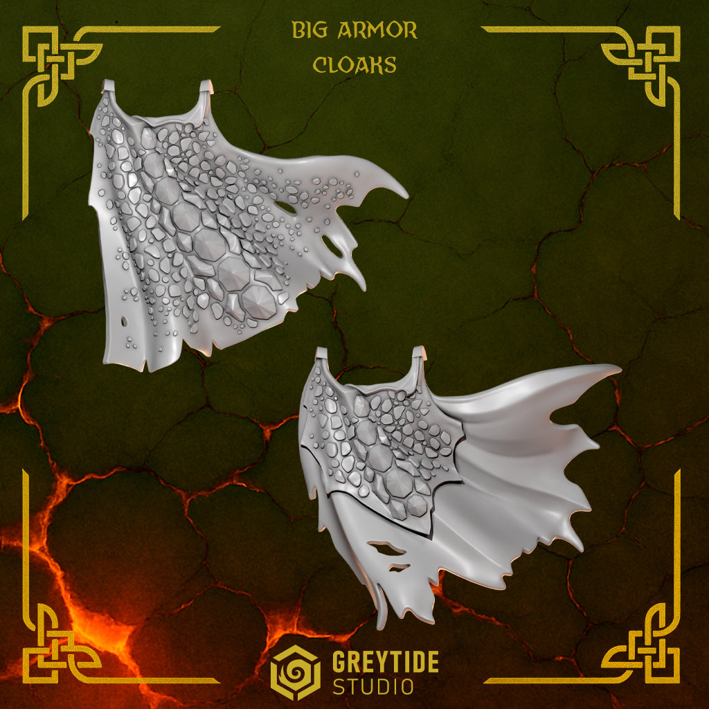 Greytide Studios - Anvil Wardens - Big Armor Cloaks