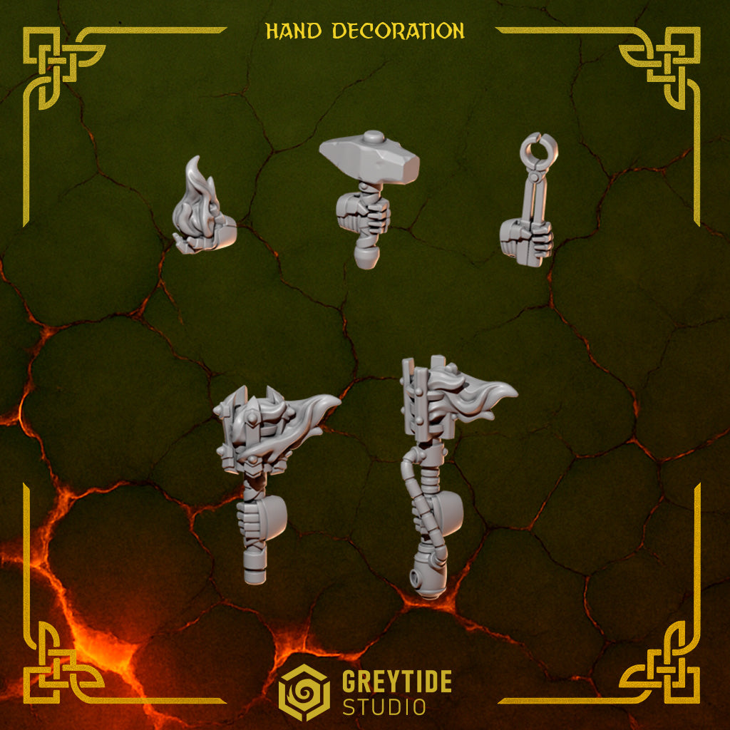 Greytide Studios - Anvil Wardens - Hand Decorations