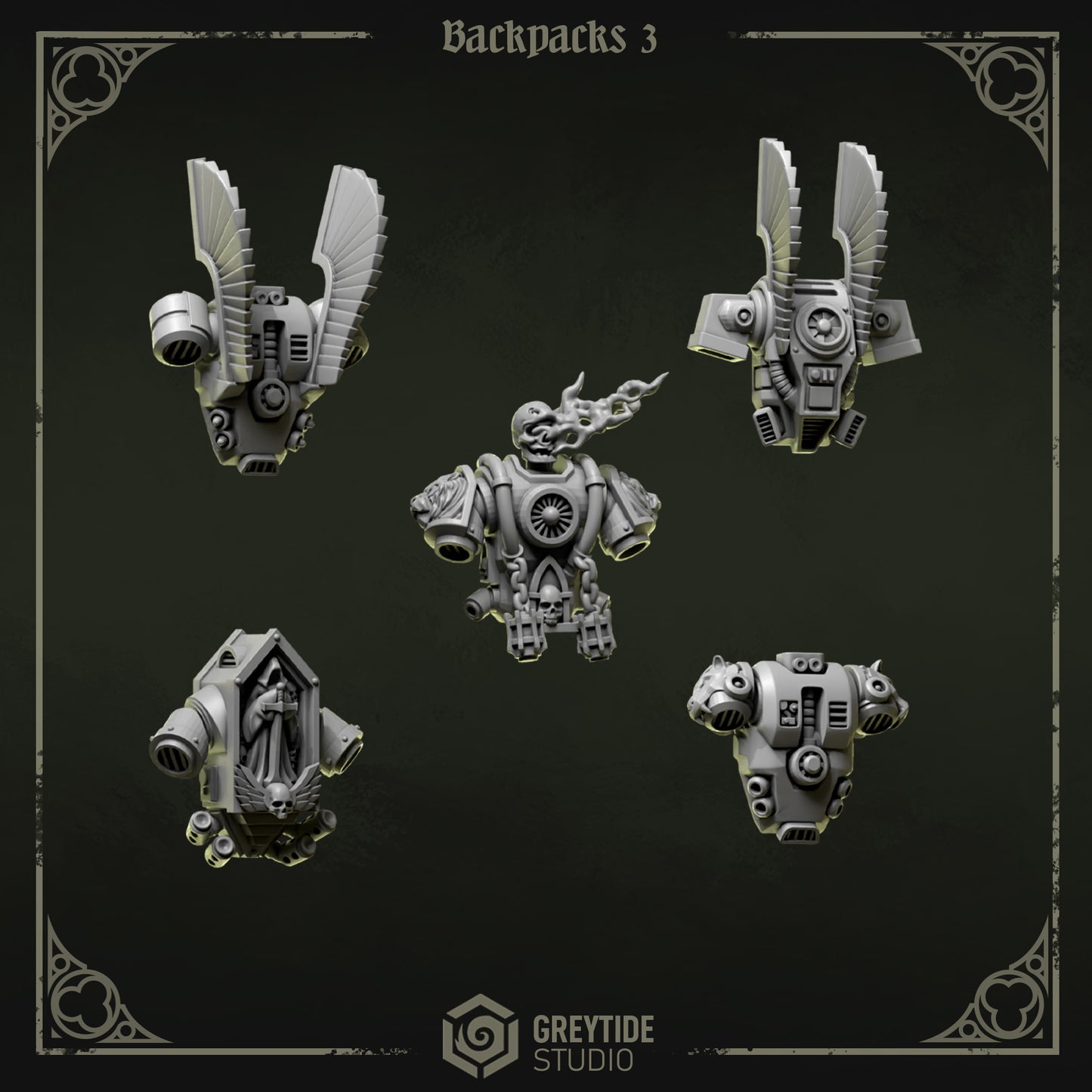 Greytide Studios - Eternal Pilgrims - Backpacks 3