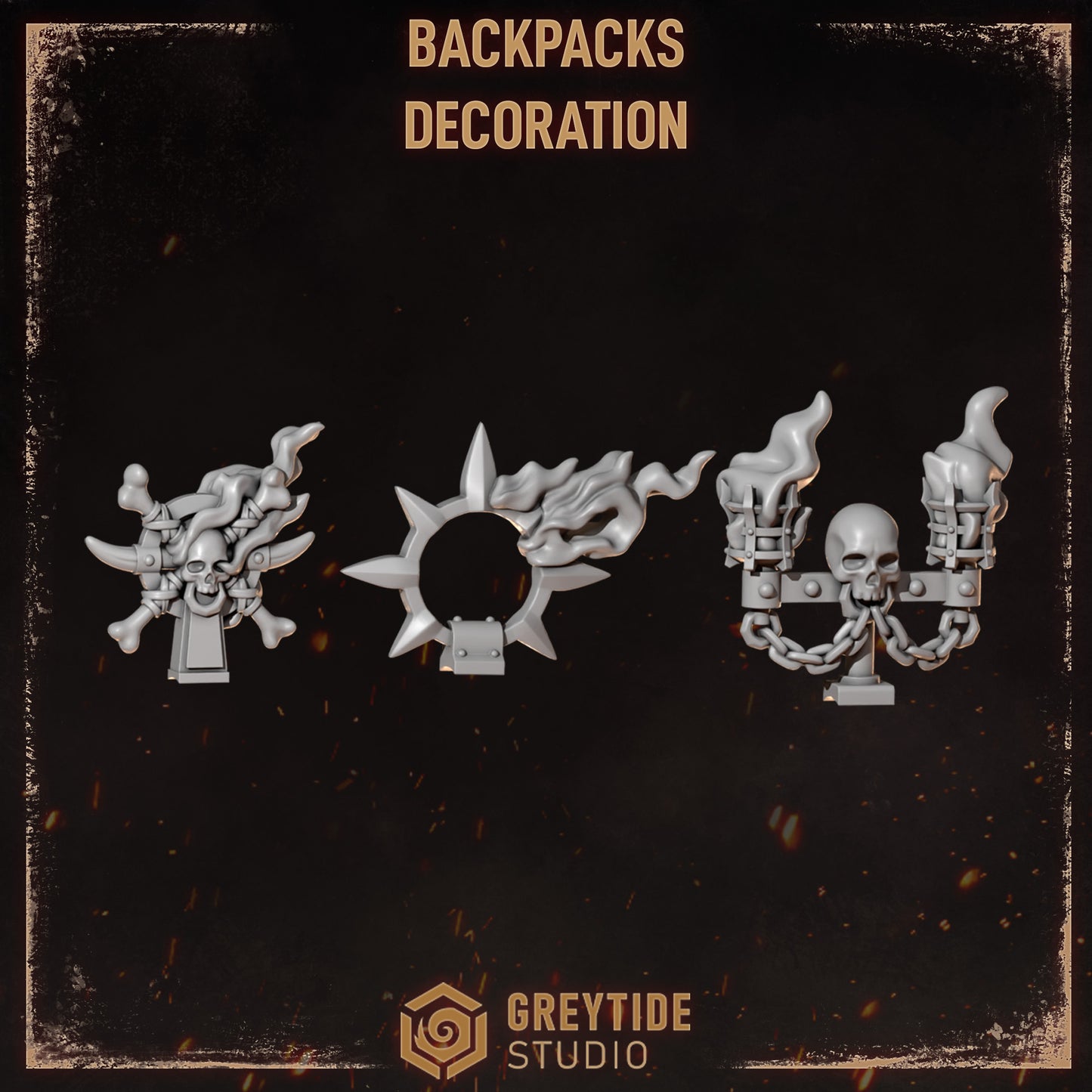 Greytide Studios - Cursed Company - Backpack Decorations