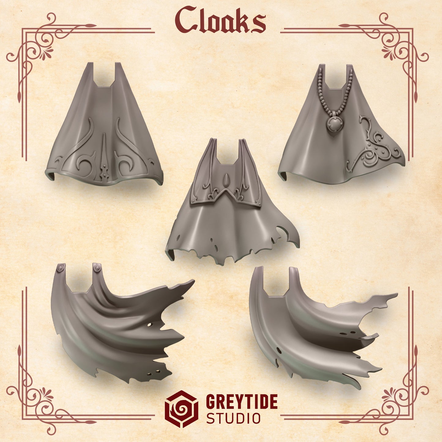 Greytide Studios - Crimson Lords - Cloaks