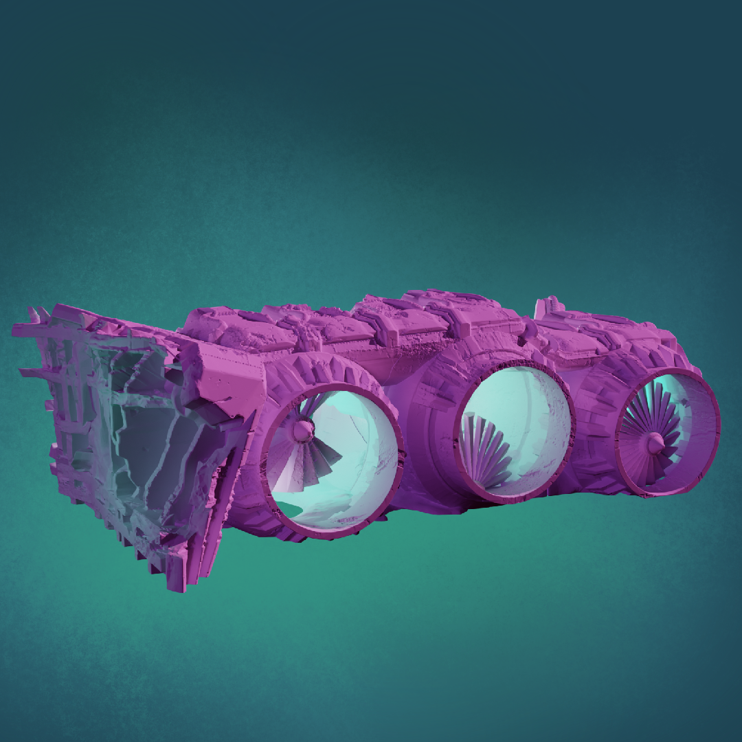 Crashed Spaceship - January 2024
