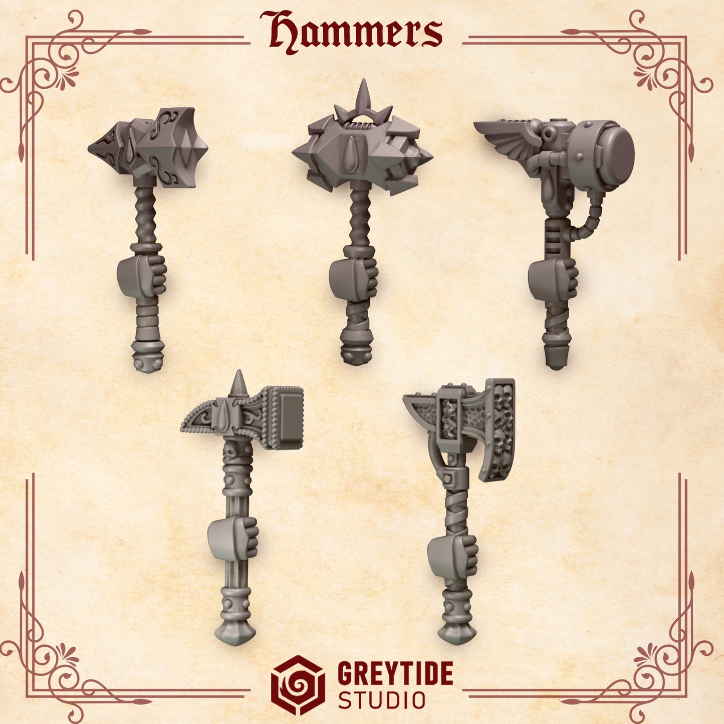 Greytide Studios - Crimson Lords - Hammers