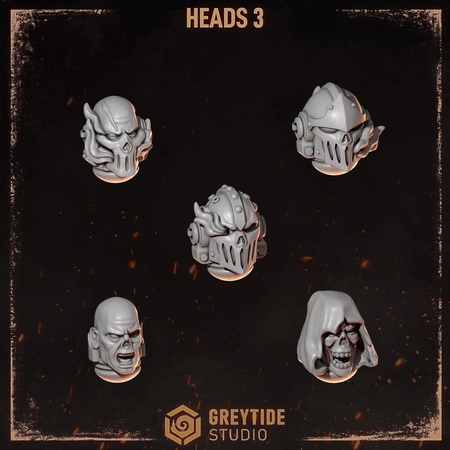 Greytide Studios - Cursed Company - Heads 3