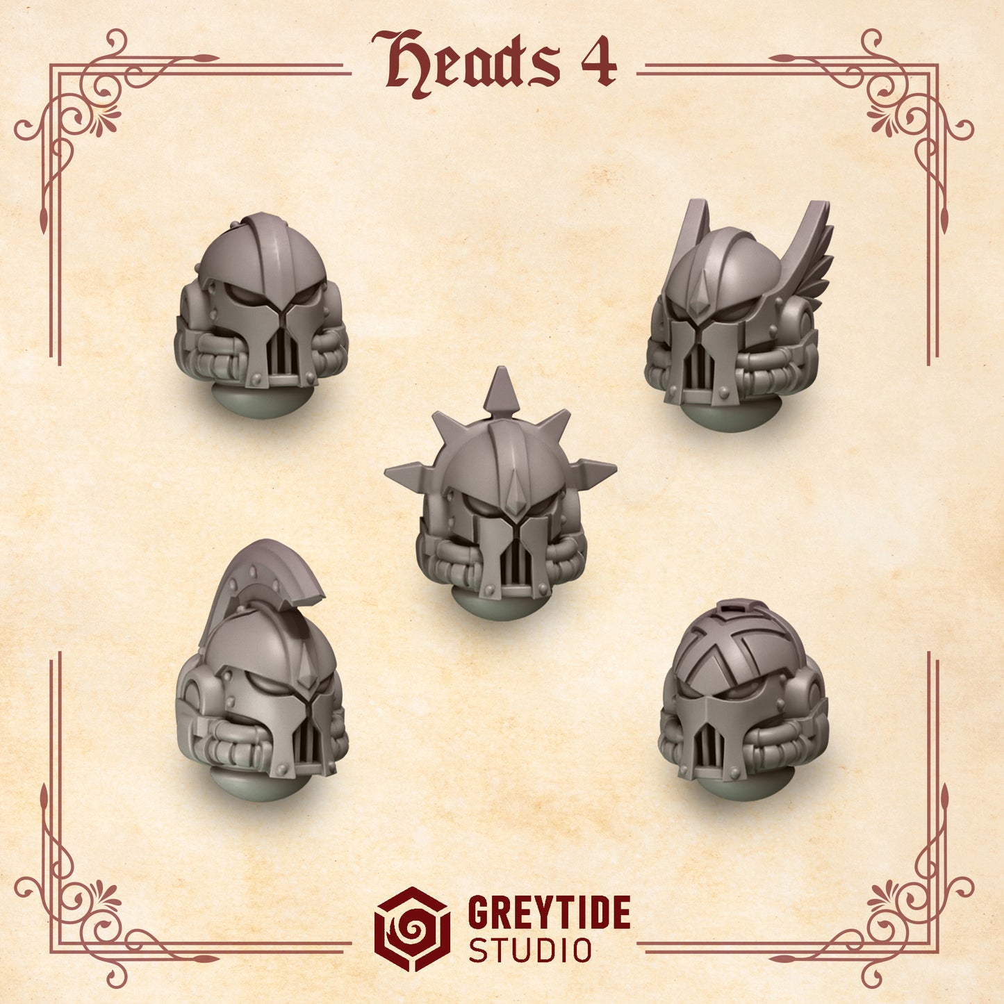 Greytide Studios - Crimson Lords - Heads 4