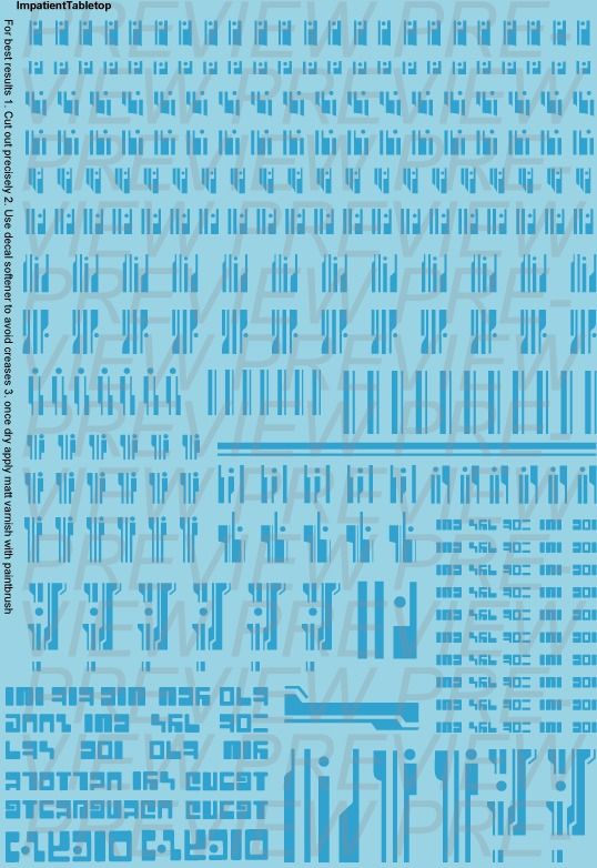 Alien Barcodes - Decals (Assorted Styles) *NEW OPTIONS!*