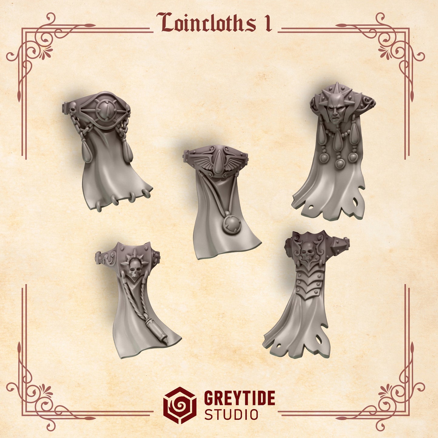 Greytide Studios - Crimson Lords - Loincloths 1