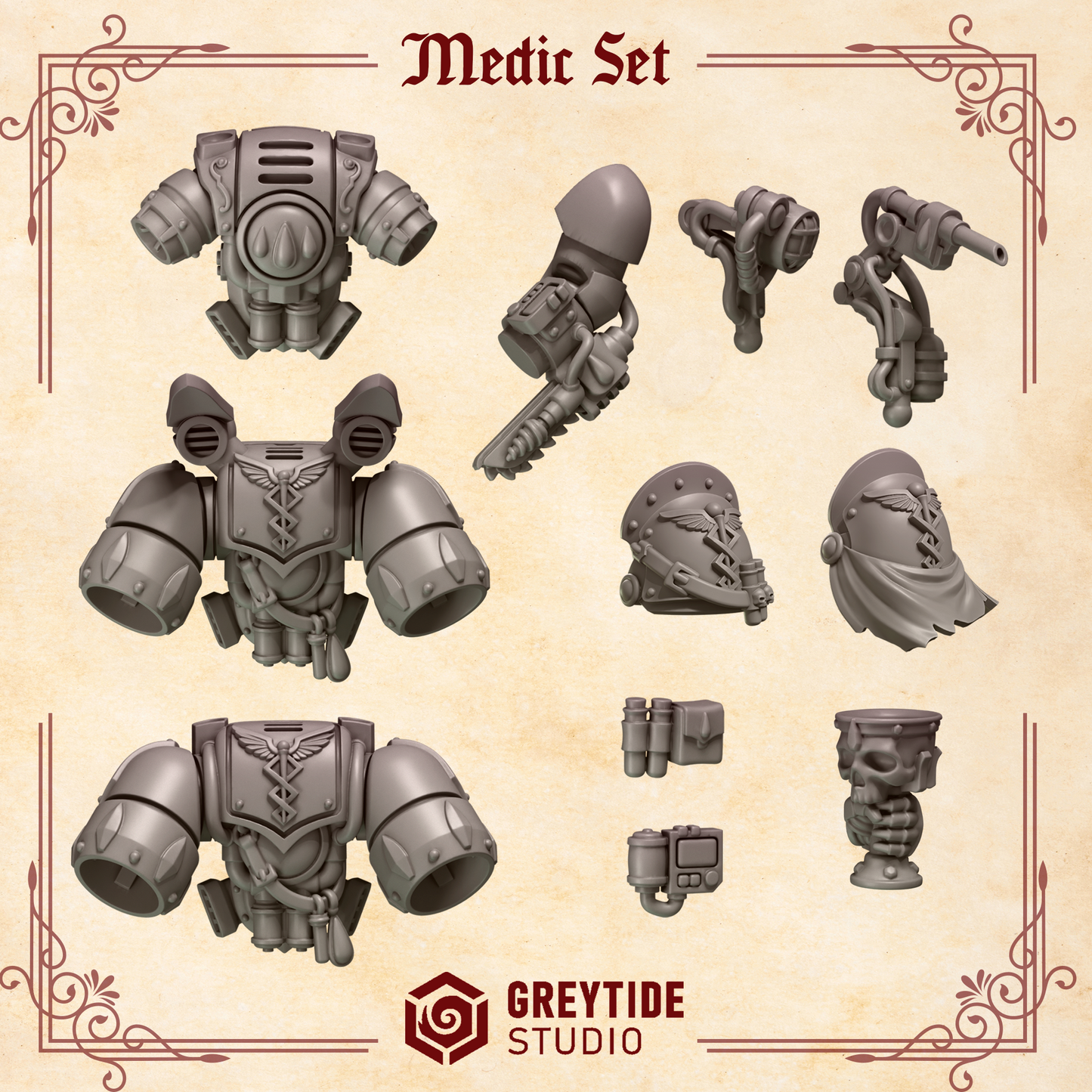 Greytide Studios - Crimson Lords - Medic Bits