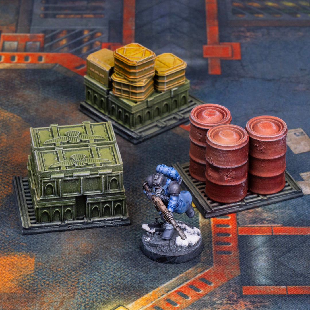 Crates and Barrels - Battlefield Supports Pack