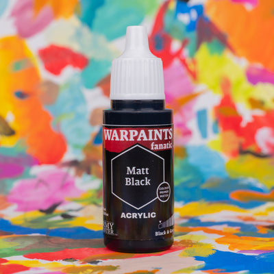 Army Painter Fanatic Warpaints - Matt Black