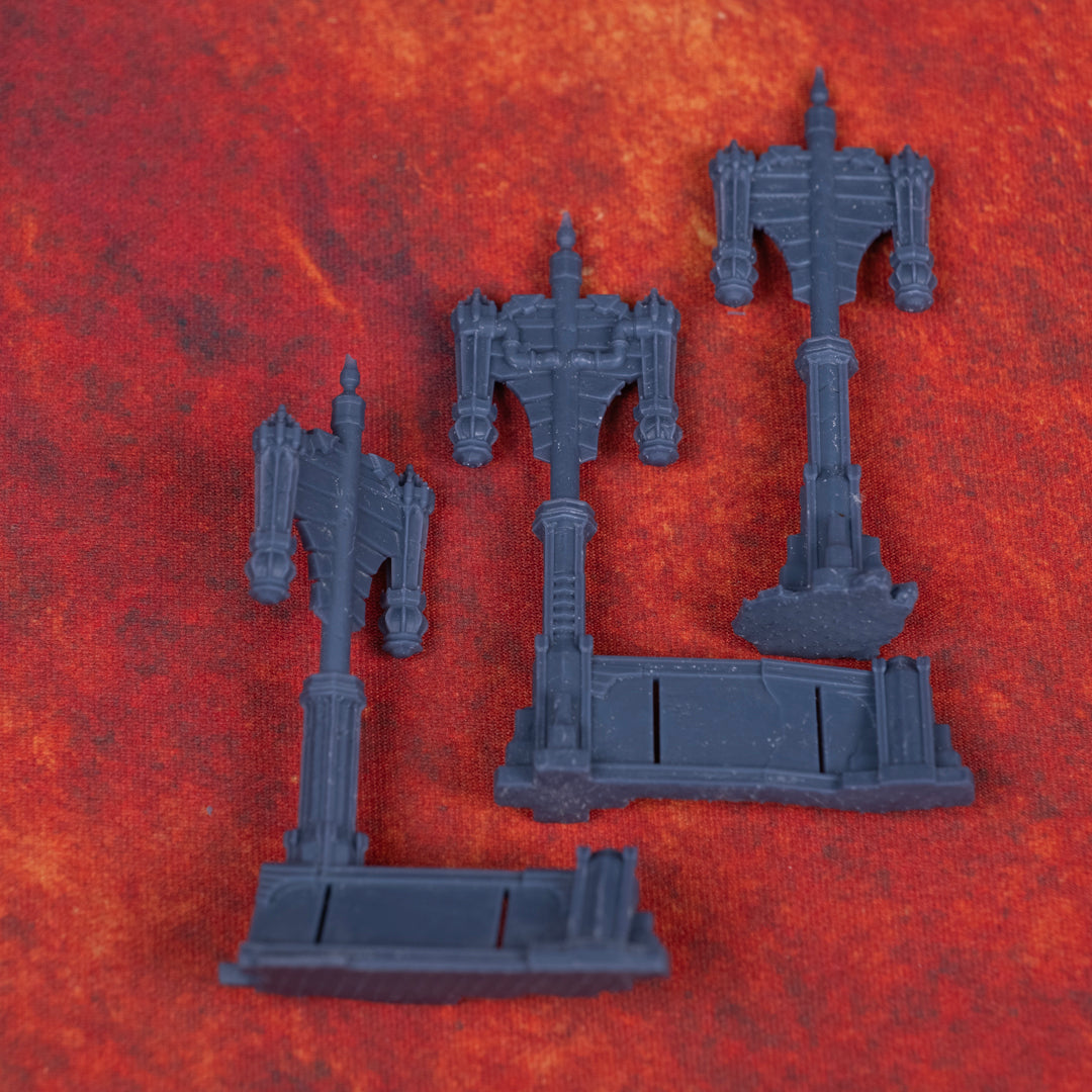 Invaded City Basing Bits - Lamp Posts (Various Types)