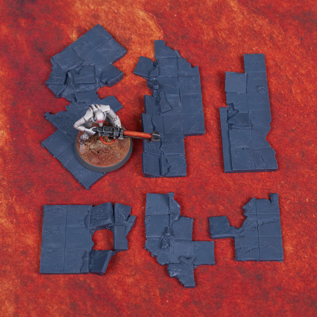 Invaded City Basing Bits - Gothic Ground Large