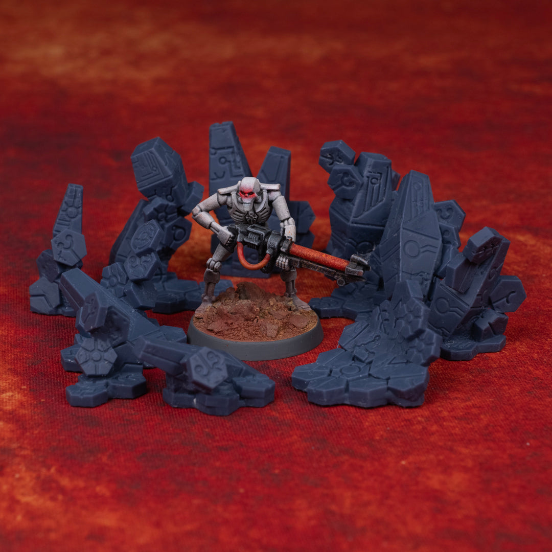 Invaded City Basing Bits - Monolith Ground Small