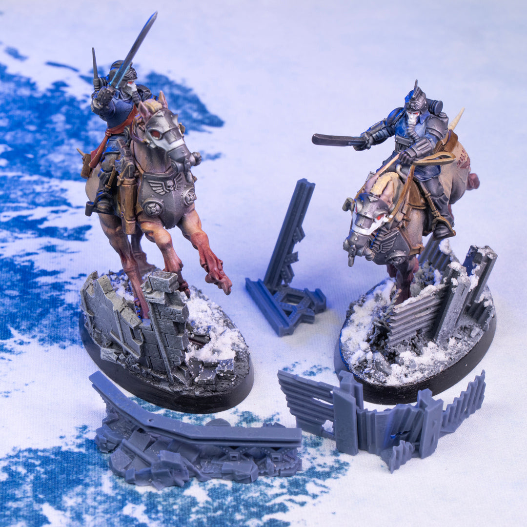 Grim Battlefield Basing Bits - Rubble