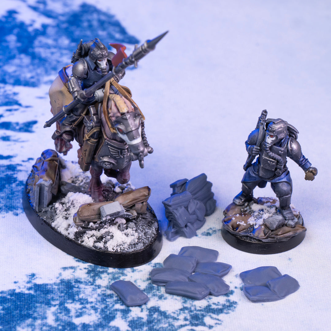 Grim Battlefield Basing Bits - Sandbags
