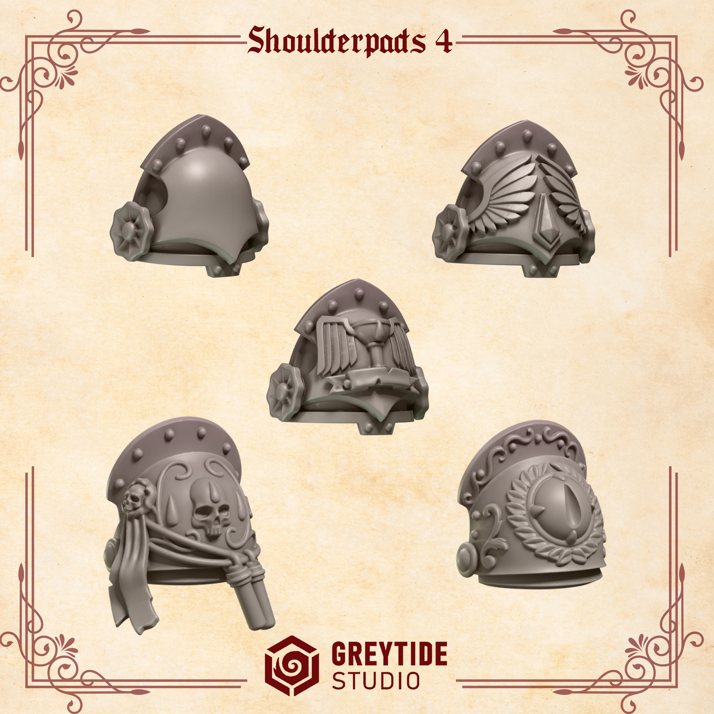 Greytide Studios - Crimson Lords - Shoulderpads 4