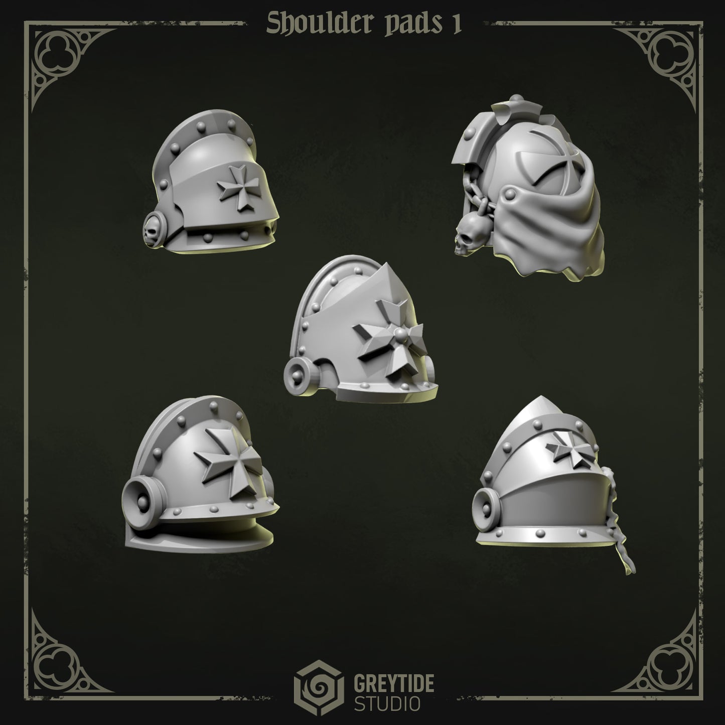 Greytide Studios - Eternal Pilgrims - Shoulder Pads 1