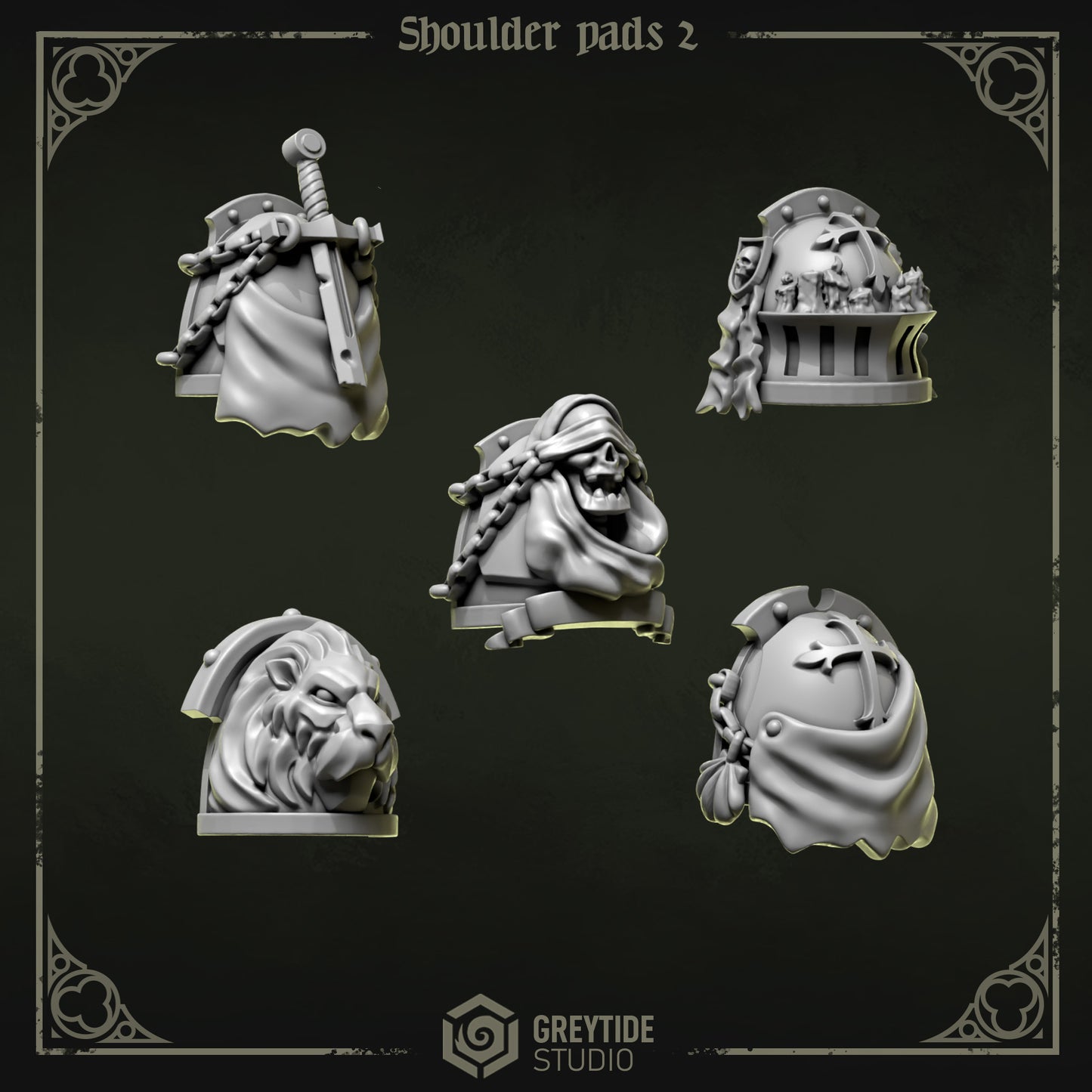 Greytide Studios - Eternal Pilgrims - Shoulder Pads 2