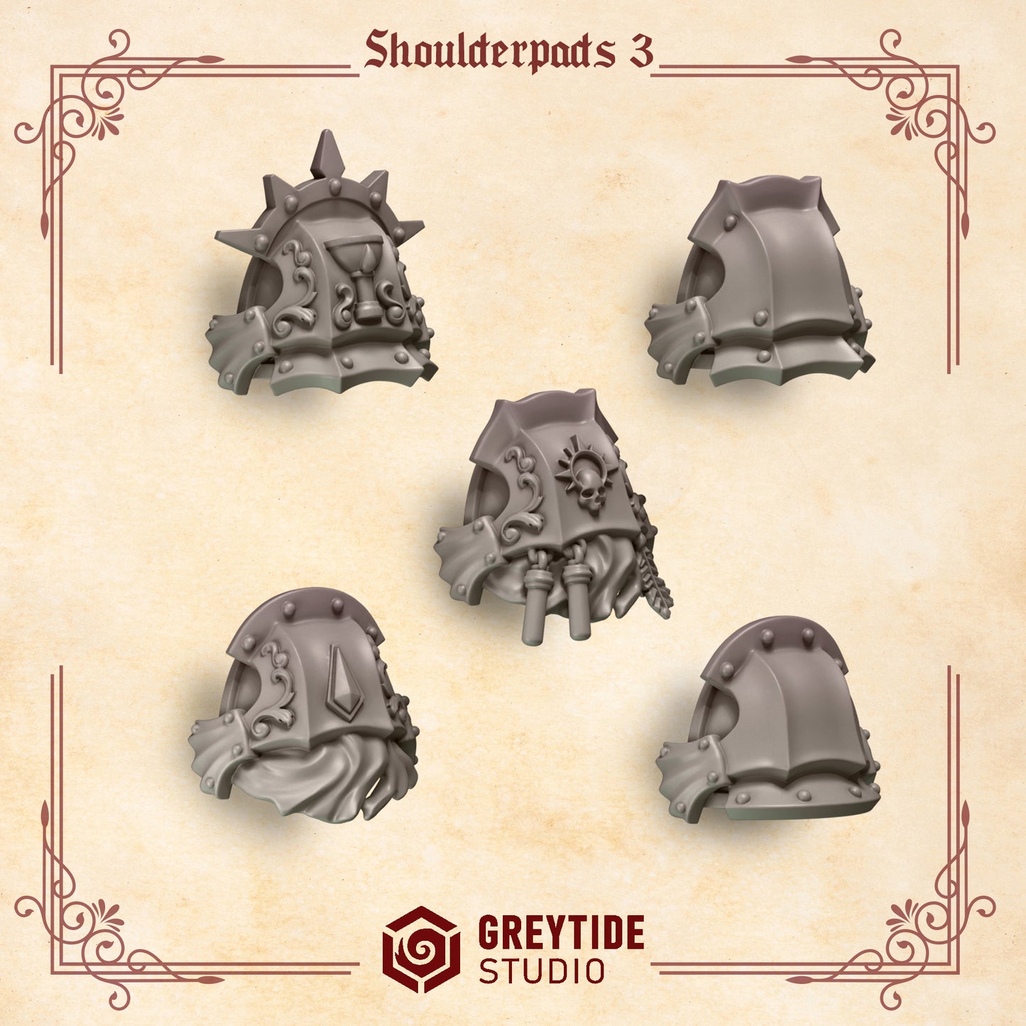 Greytide Studios - Crimson Lords - Shoulderpads 3