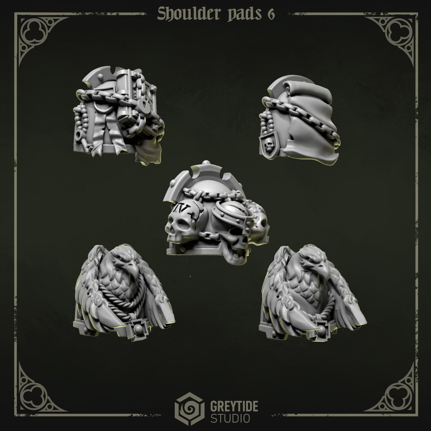 Greytide Studios - Eternal Pilgrims - Shoulder Pads 6