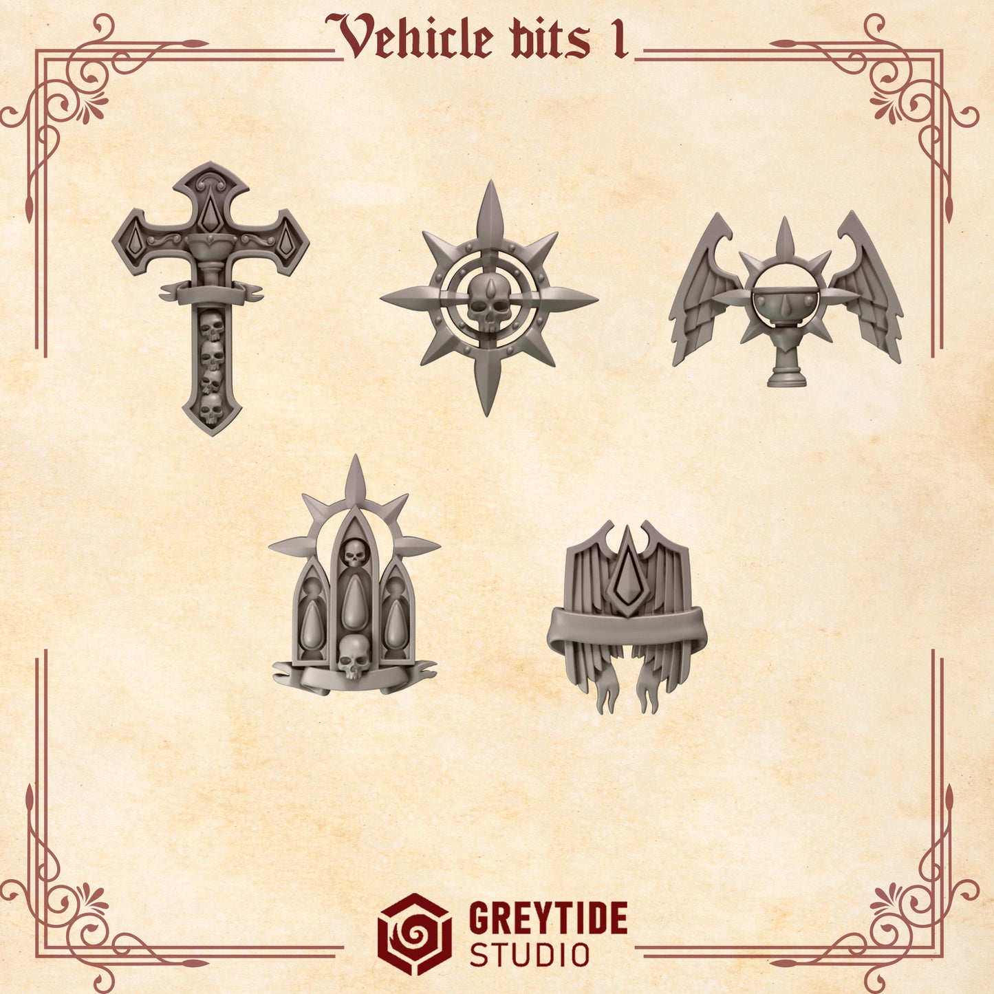 Greytide Studios - Crimson Lords - Vehicle Bits 1
