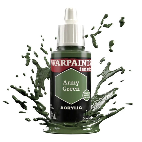 Army Painter Fanatic Warpaints - Army Green