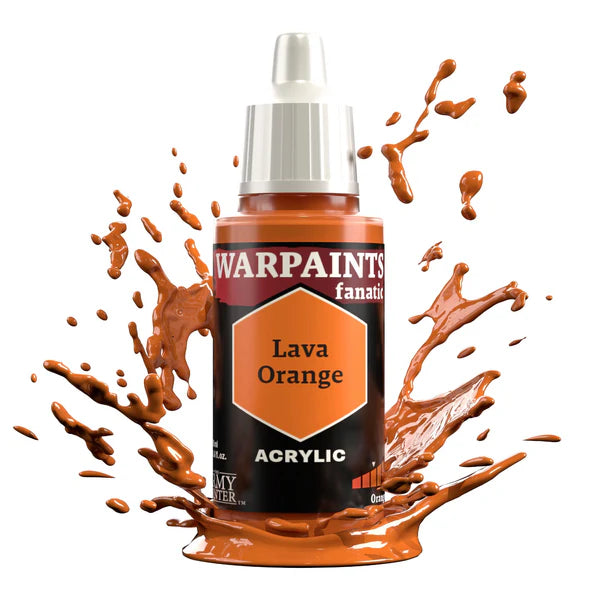 Army Painter Fanatic Warpaints - Lava Orange