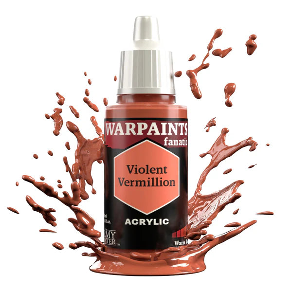 Army Painter Fanatic Warpaints - Violent Vermilion