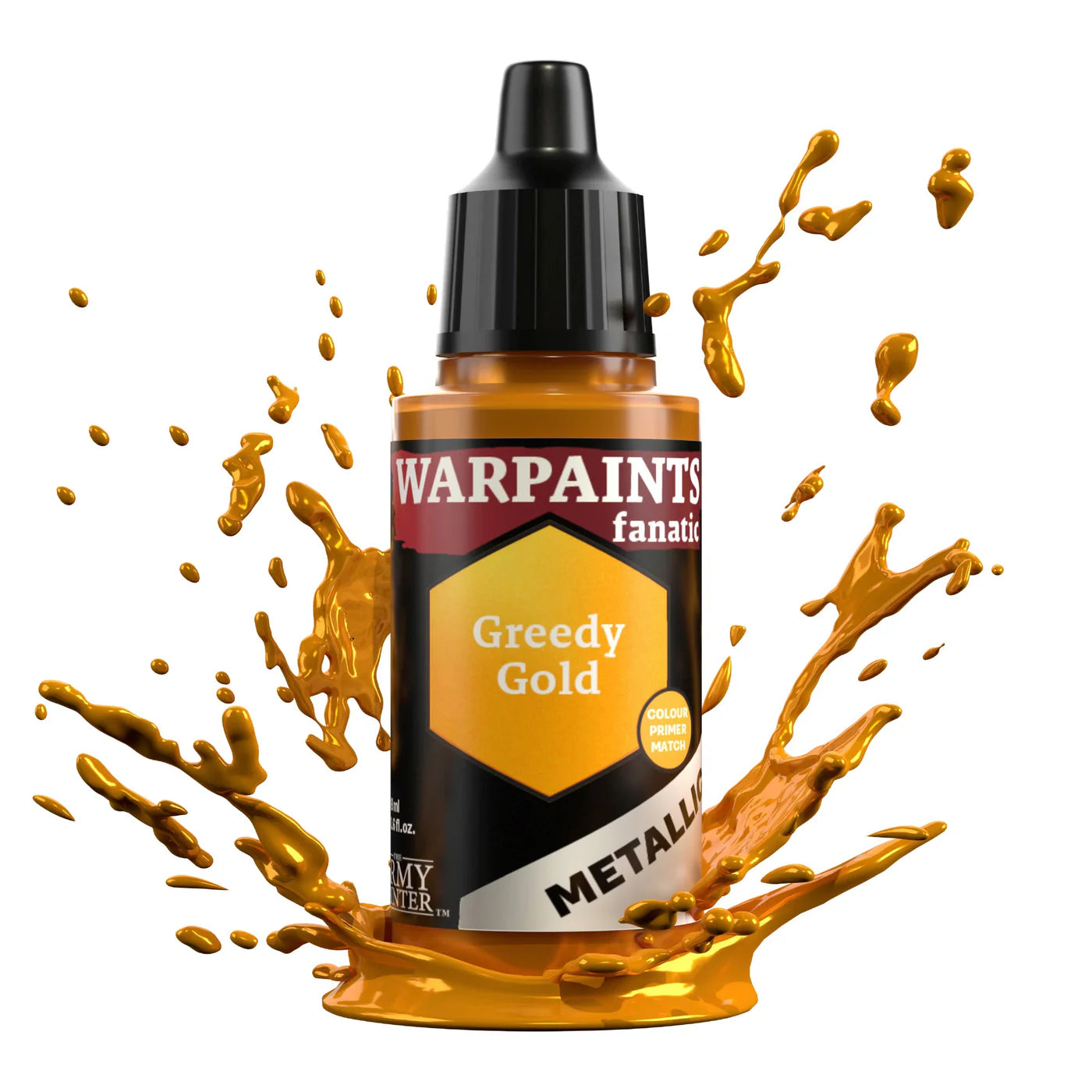 Army Painter Fanatic Warpaints Metallics - Greedy Gold