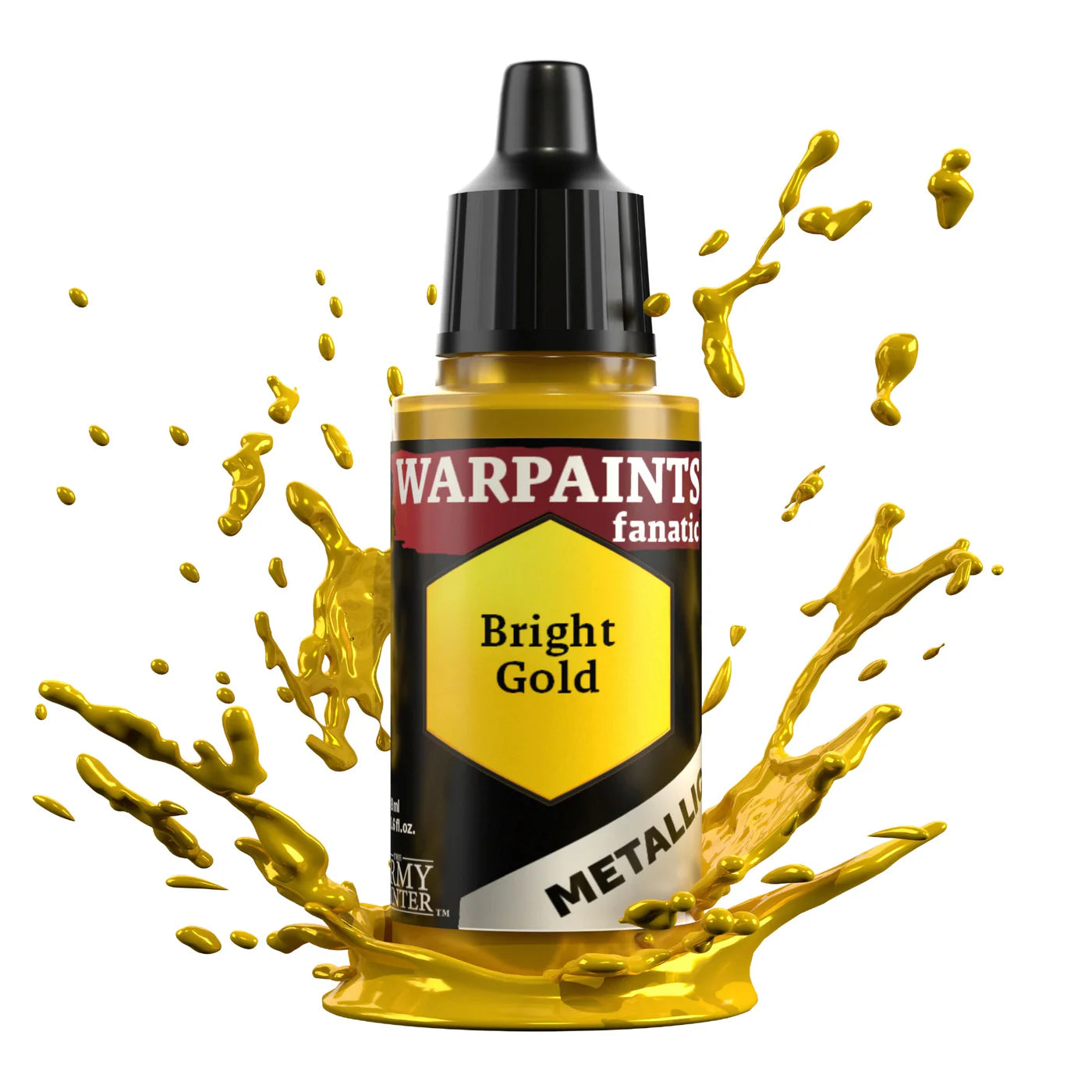 Army Painter Fanatic Warpaints Metallics - Bright Gold