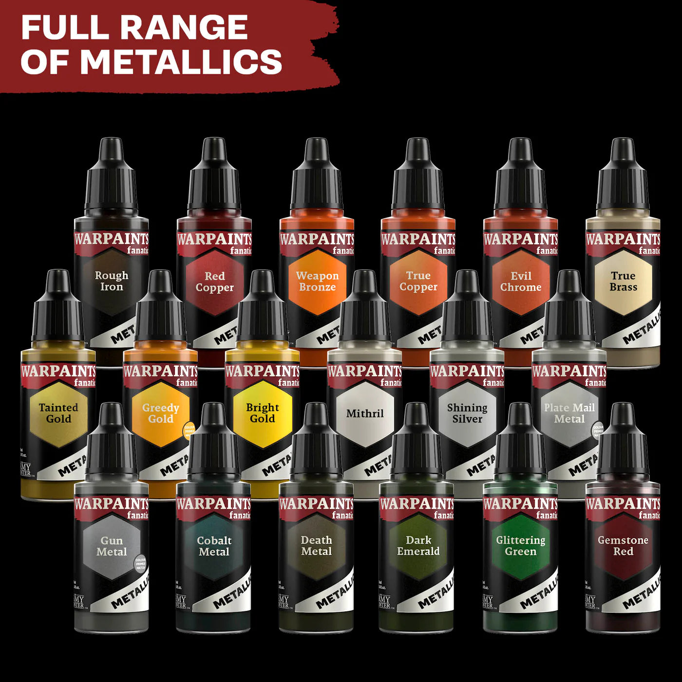 Army Painter Fanatic Warpaints Metallics - Glittering Green