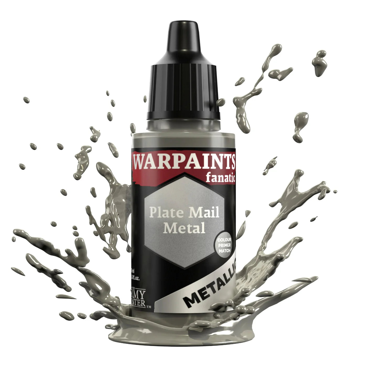 Army Painter Fanatic Warpaints Metallics - Plate Mail Metal