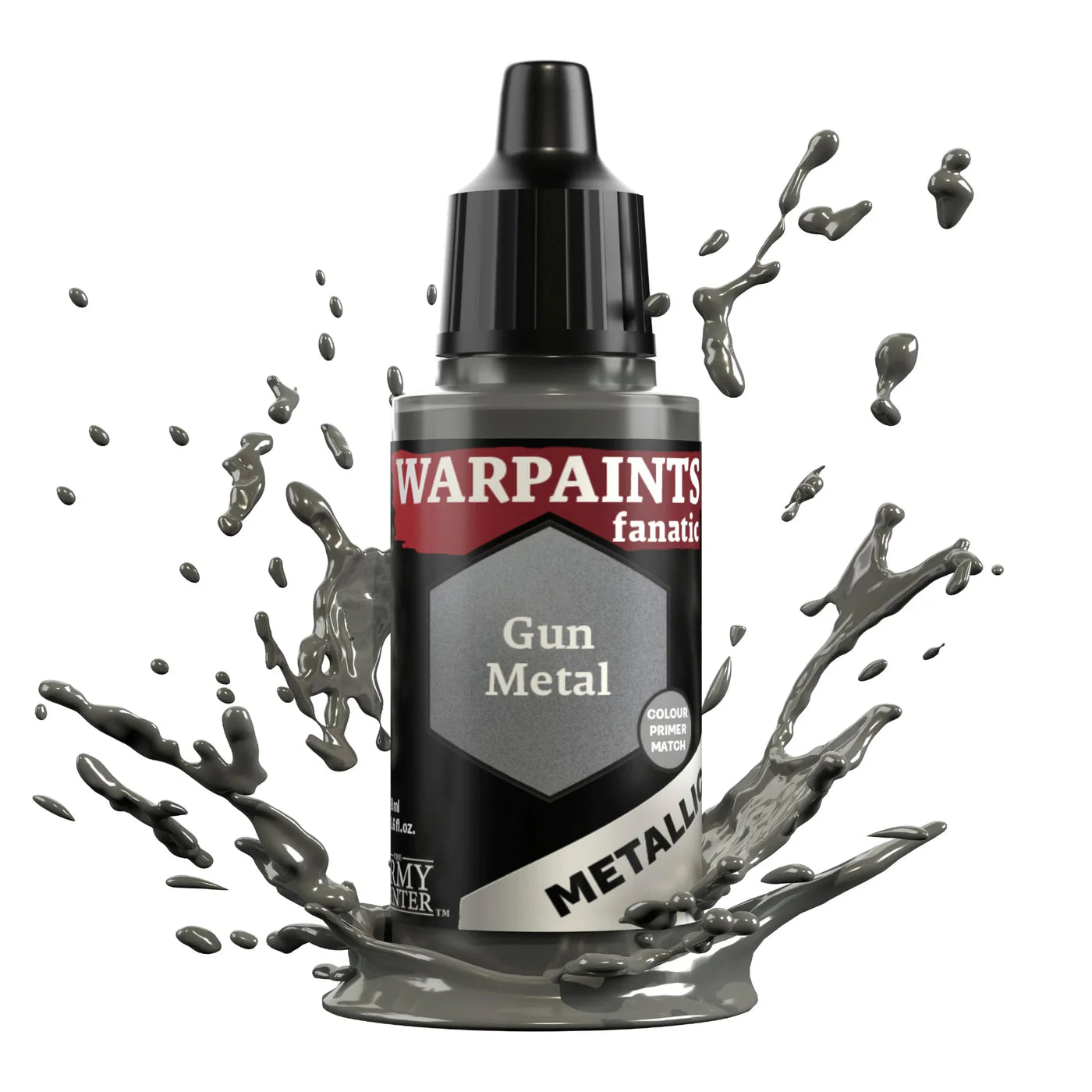 Army Painter Fanatic Warpaints Metallics - Gun Metal
