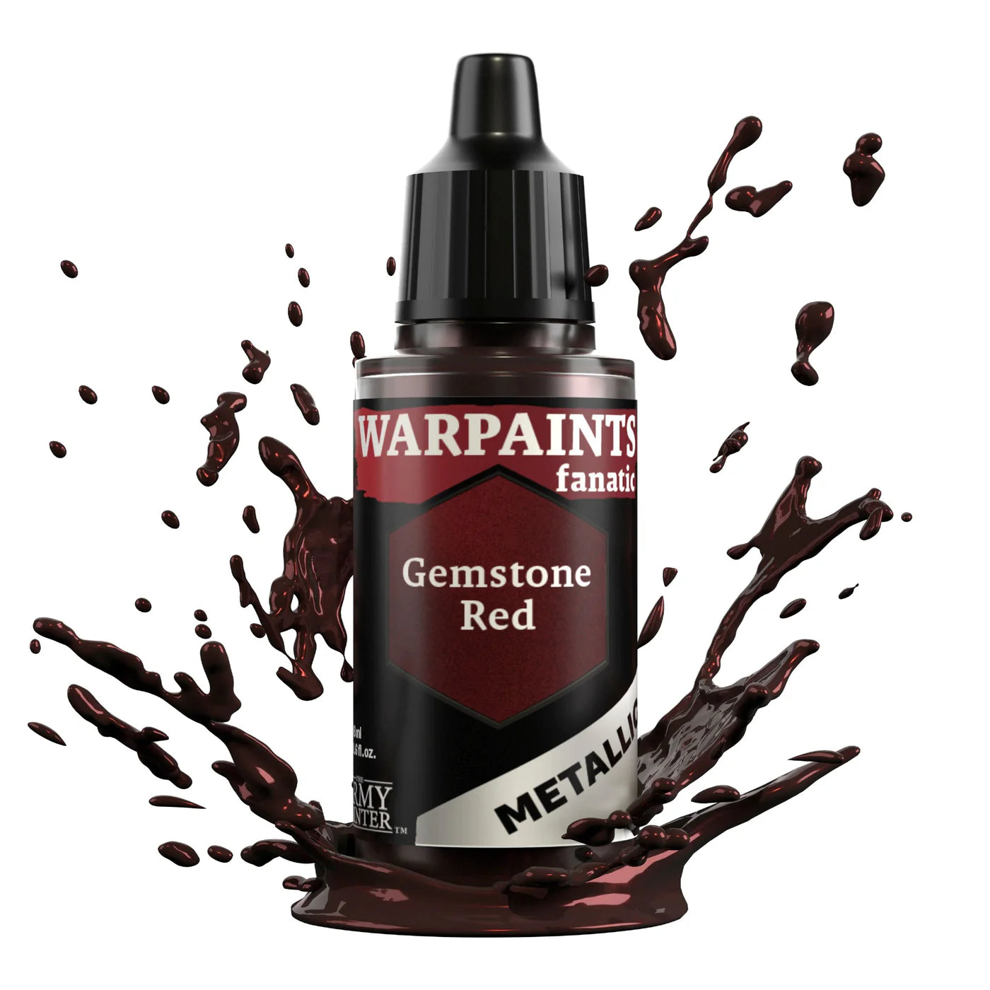 Army Painter Fanatic Warpaints Metallics - Gemstone Red