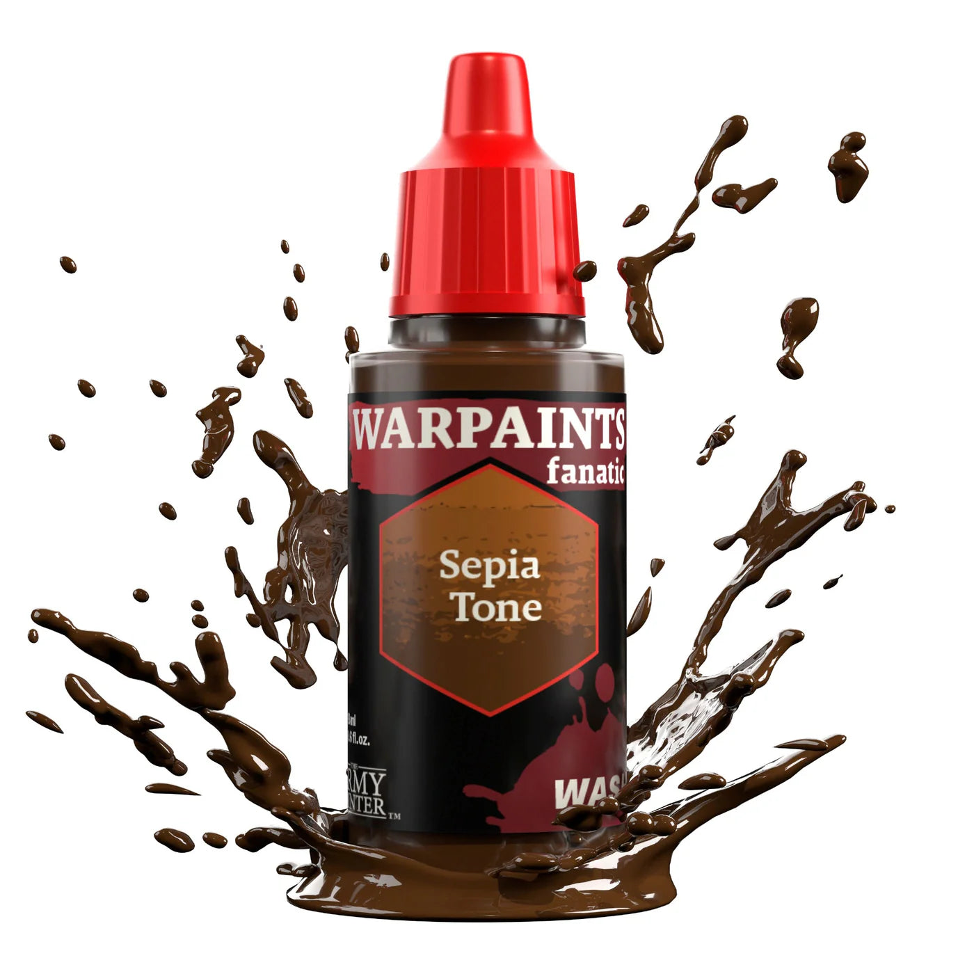 Army Painter Fanatic Warpaints Washes - Sepia Tone
