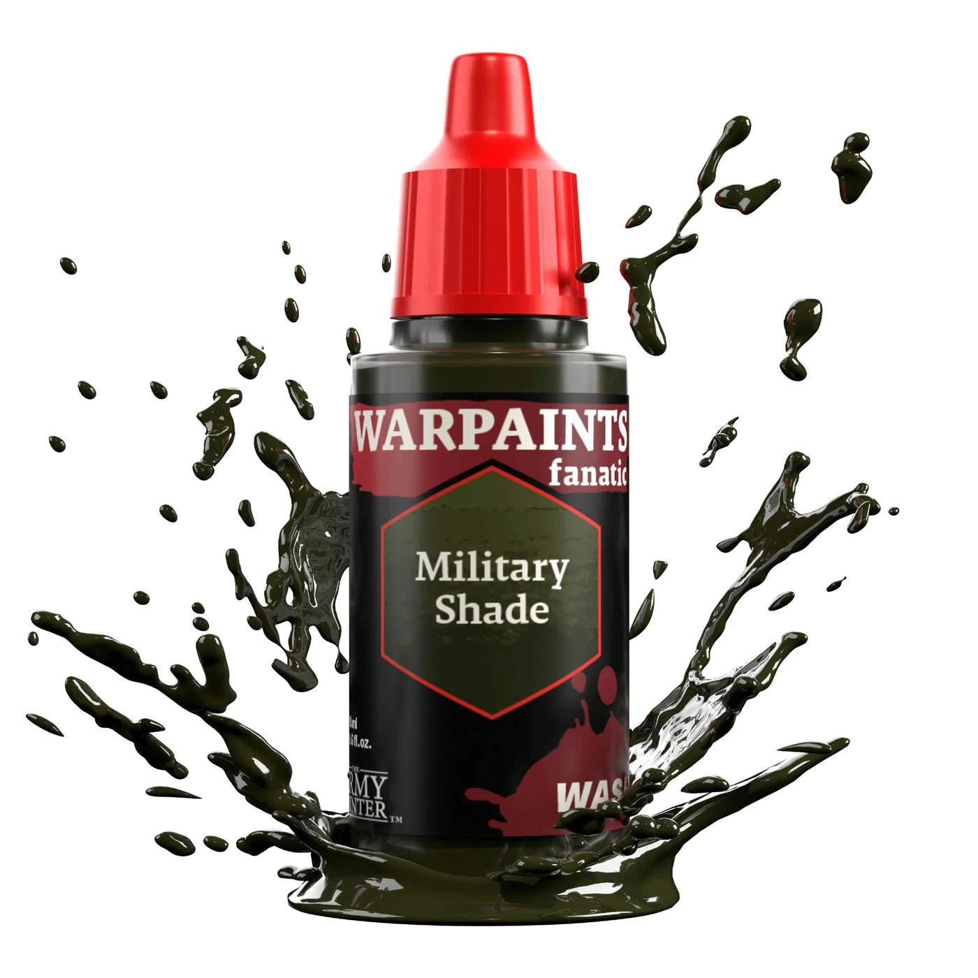 Army Painter Fanatic Warpaints Washes - Military Shade
