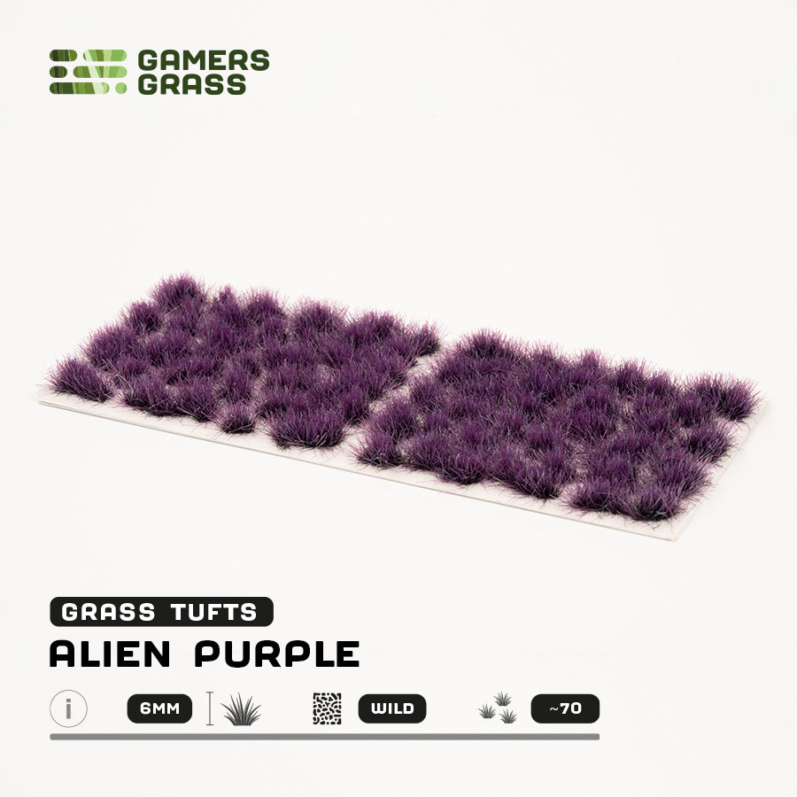 Gamer's Grass - Alien Purple 6mm Tufts Wild