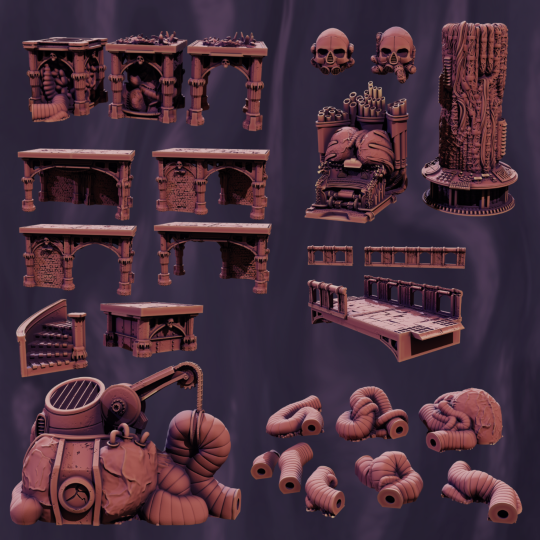 Blood Factorum Terrain Pack - September 2025