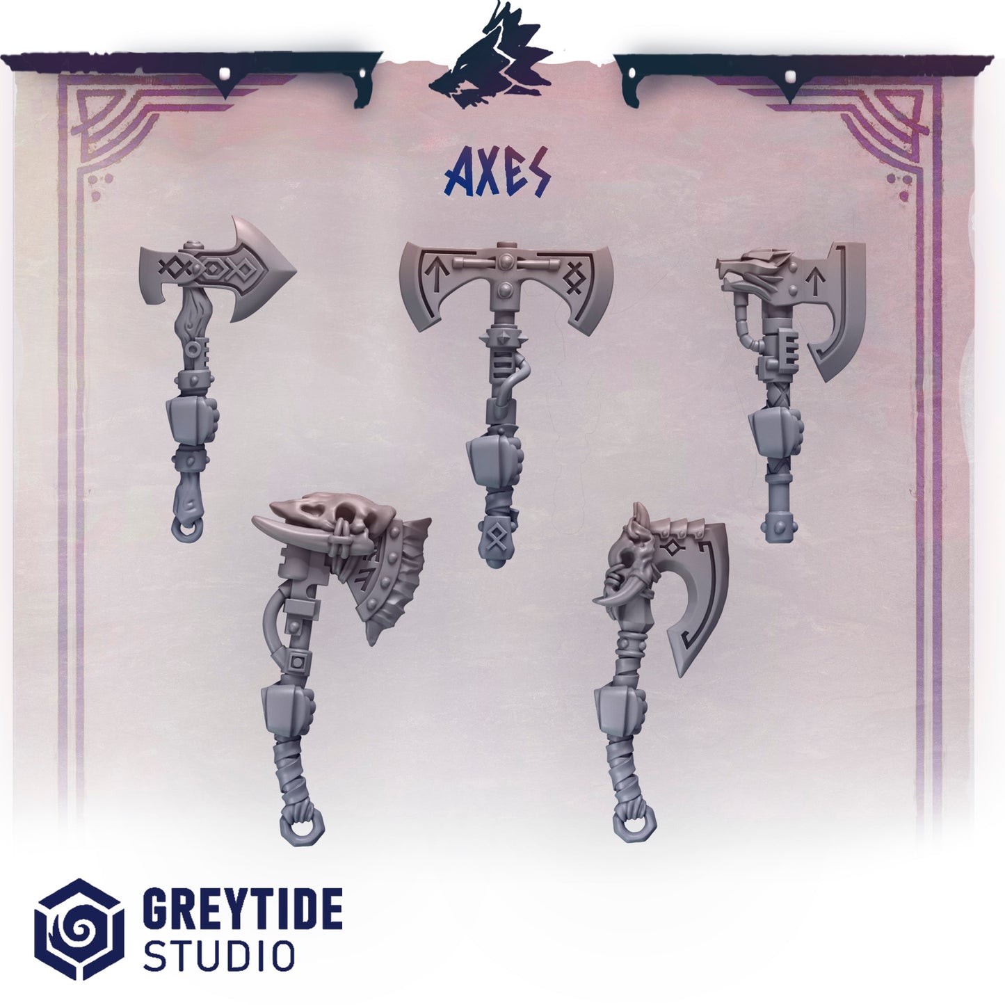 Greytide Studios - Primal Hounds - Axes