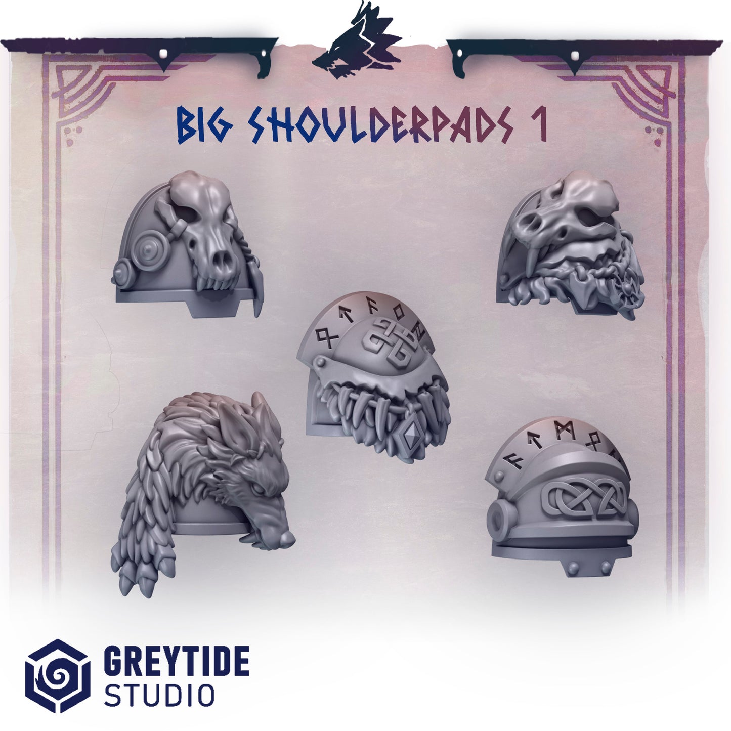 Greytide Studios - Primal Hounds - Big Shoulderpads 1