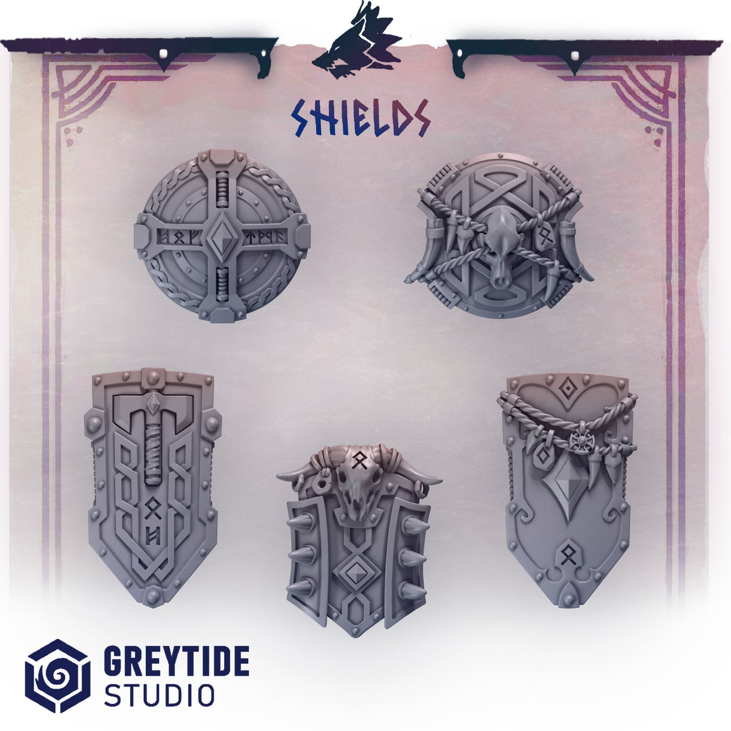 Greytide Studios - Primal Hounds - Shields