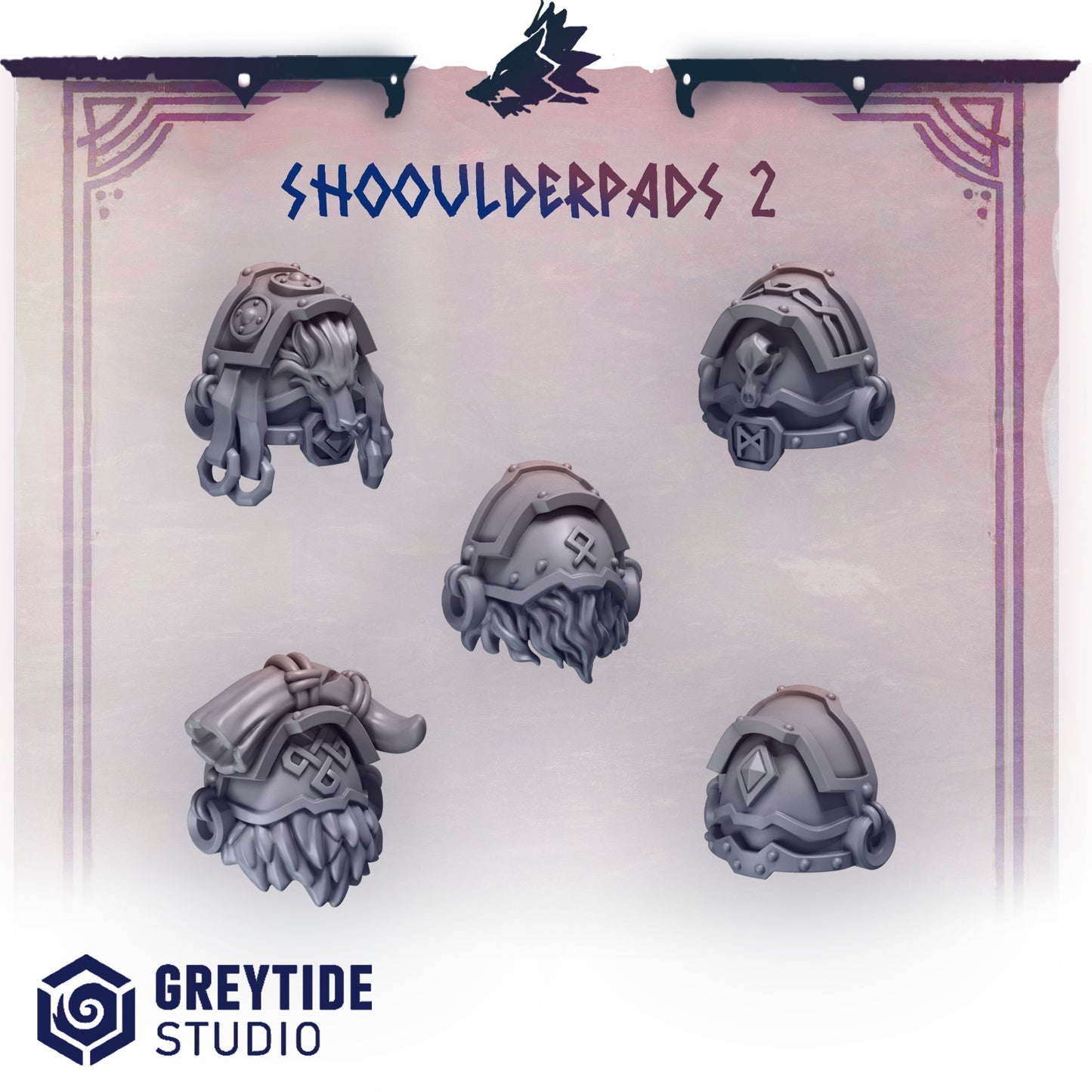 Greytide Studios - Primal Hounds - Shoulderspads 2