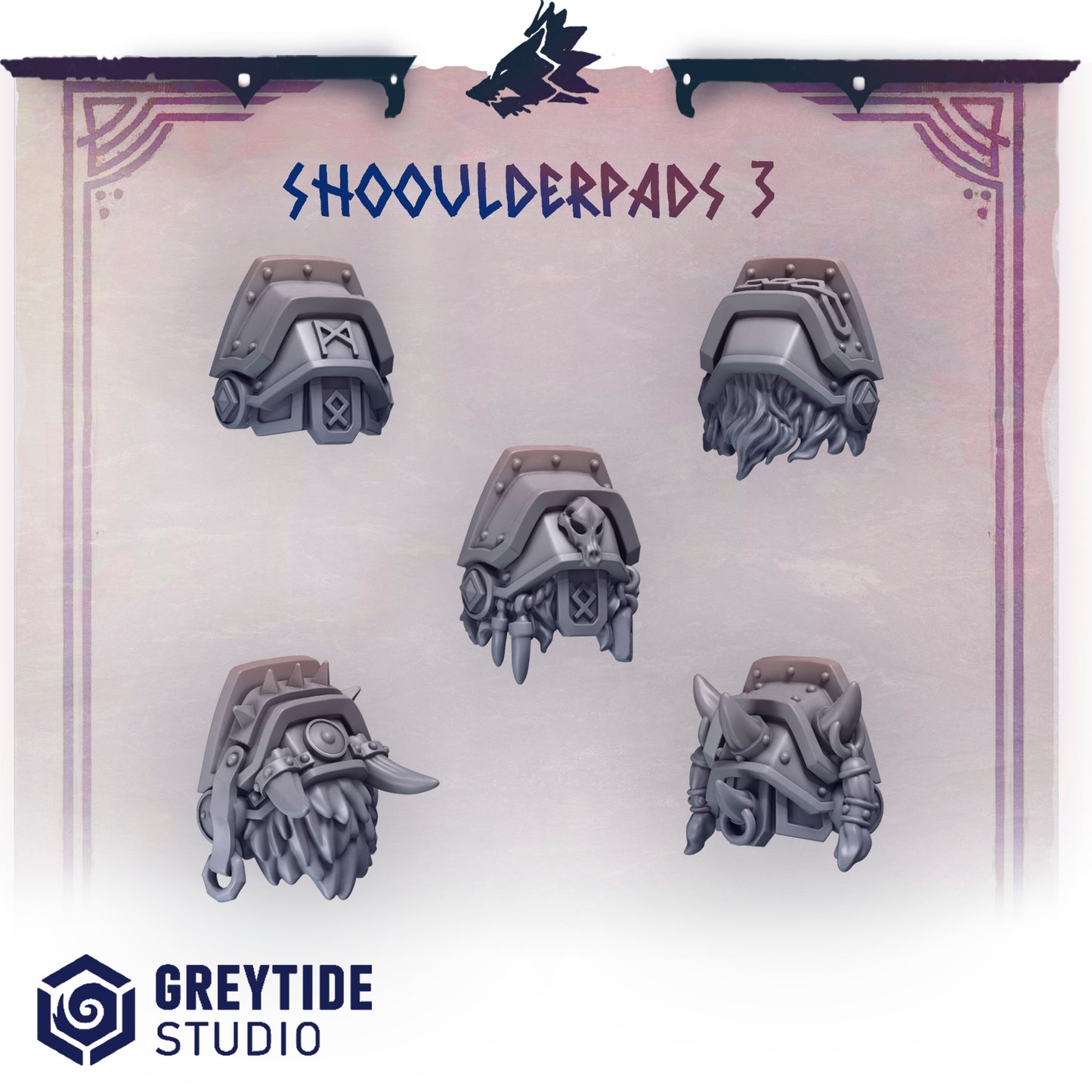 Greytide Studios - Primal Hounds - Shoulderspads 3